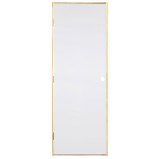 Puerta MDF Blanca Lisa Precolgada Dual